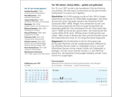 Chronik Tagesabreißkalender