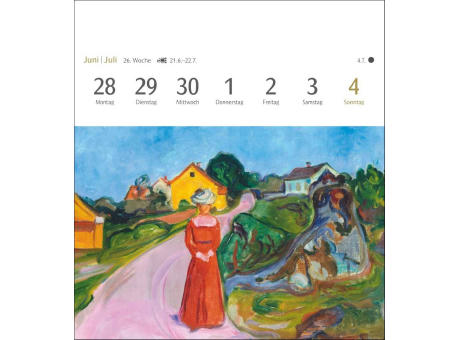 Kunstgenuss Postkartenkalender
