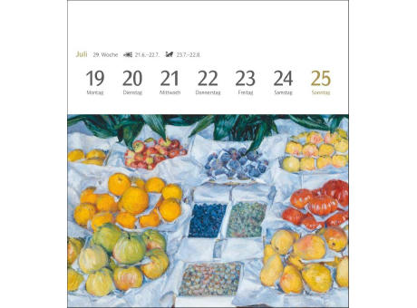 Kunstgenuss Postkartenkalender