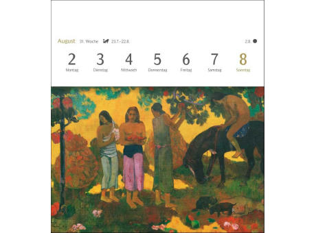 Kunstgenuss Postkartenkalender
