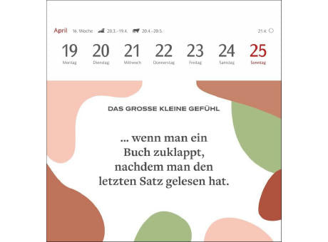 Das große kleine Gefühl Premium-Postkartenkalender