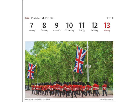 London Sehnsuchtskalender
