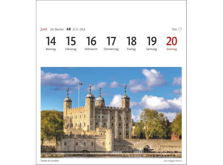 London Sehnsuchtskalender