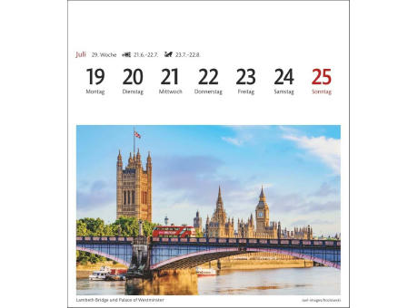 London Sehnsuchtskalender
