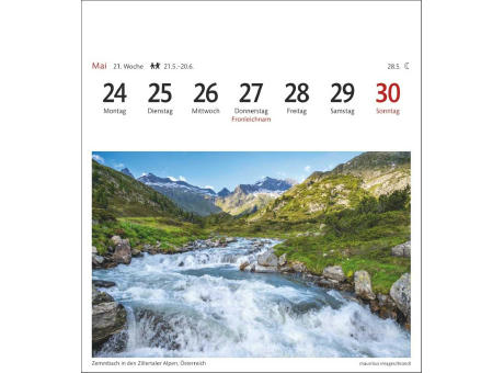 Alpen Sehnsuchtskalender