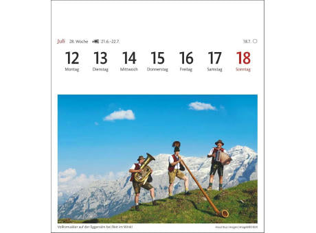 Alpen Sehnsuchtskalender