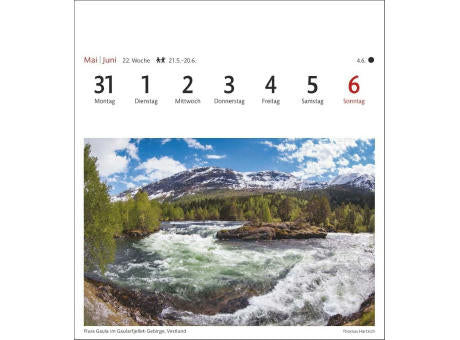 Norwegen Sehnsuchtskalender