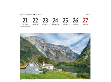 Norwegen Sehnsuchtskalender