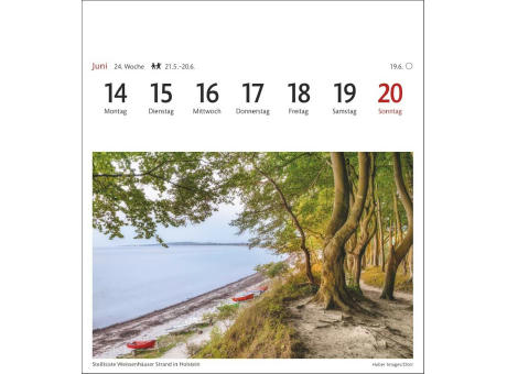 Ostseeküste Sehnsuchtskalender