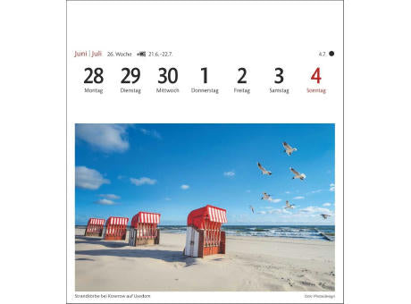 Ostseeküste Sehnsuchtskalender