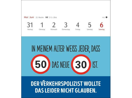 Der fette Vogel bricht den Ast Postkartenkalender