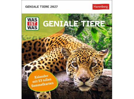 WAS IST WAS Geniale Tiere Postkartenkalender