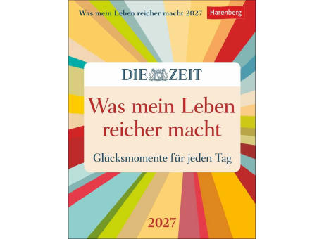 Was mein Leben reicher macht Tagesabreißkalender