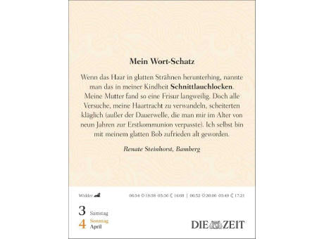 Was mein Leben reicher macht Tagesabreißkalender