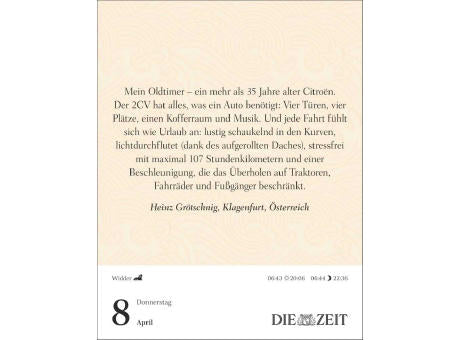 Was mein Leben reicher macht Tagesabreißkalender