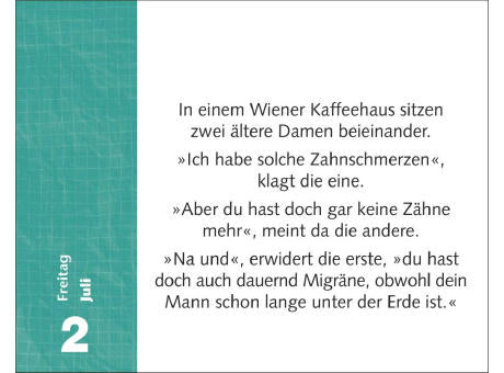 Witzirin Tagesabreißkalender