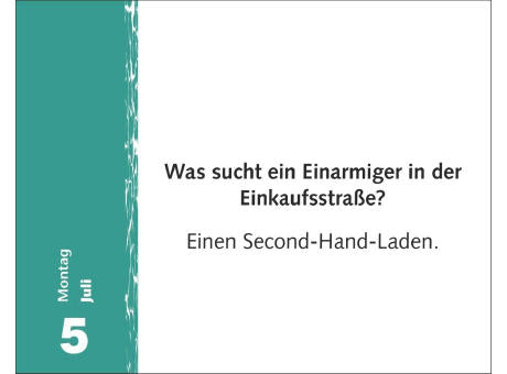 Witzirin Tagesabreißkalender