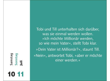 Witzirin Tagesabreißkalender