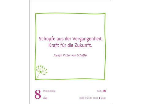 Heute ist dein Tag! Tagesabreißkalender