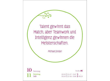 Heute ist dein Tag! Tagesabreißkalender