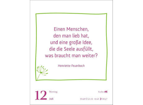 Heute ist dein Tag! Tagesabreißkalender
