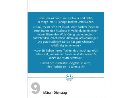 Beste Witze Tagesabreißkalender