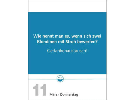 Beste Witze Tagesabreißkalender