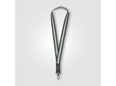 Newport Handy-Trageband mit Chevron-Muster aus rPET-Gewebe – 43,7 x 2,5 cm