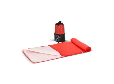 R-PET-Schnelltrocknungshandtuch 40 × 80 cm mit Beutel, Sublimationsdruck.