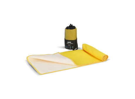 R-PET-Schnelltrocknungshandtuch 40 × 80 cm mit Beutel, Sublimationsdruck.