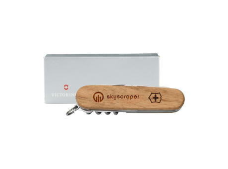 Victorinox Huntsman Wood Taschenmesser in einer Geschenkverpackung
