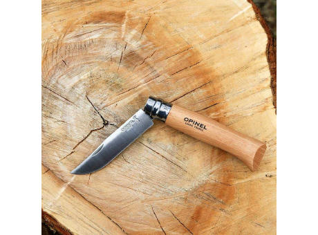 Opinel Inox No 08 Taschenmesser in einer Gürteletui