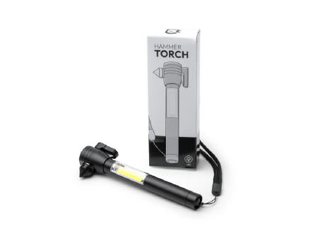 HAMMER-TASCHENLAMPE DAGA S/EINHEITSGRÖSSE BLACK