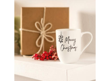 Statement Becher mit Henkel Merry Christmas