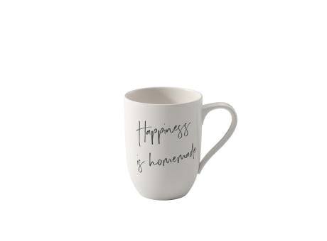 Statement Becher mit Henkel Happiness is homemade
