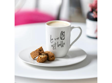 Statement Becher mit Henkel La vie est belle