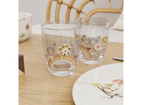 Roar like a Lion Kinderglas, Set 2tlg.