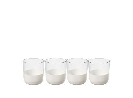 Manufacture Rock blanc Whisky Tumbler, Set 4 tlg
