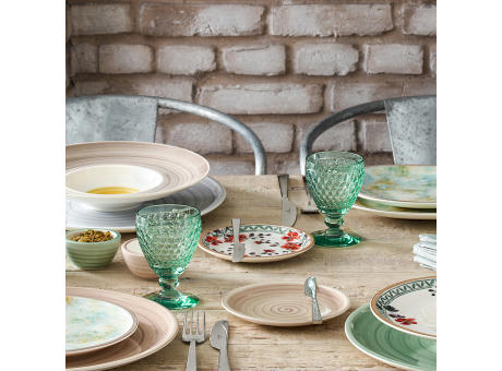 Boston coloured Wasserglas green