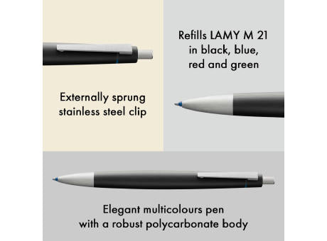 Mehrsystemschreiber LAMY 2000 black