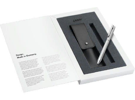 Set LAMY logo twin pen brushed brushed