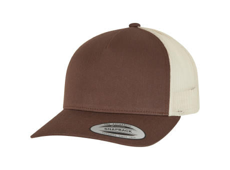 FX6506T050-5-Panel Retro Trucker 2-Tone Cap