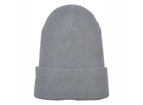 FX1504RY007-Recycled Yarn Ribbed Knit Beanie