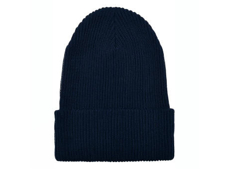 FX1504RY007-Recycled Yarn Ribbed Knit Beanie