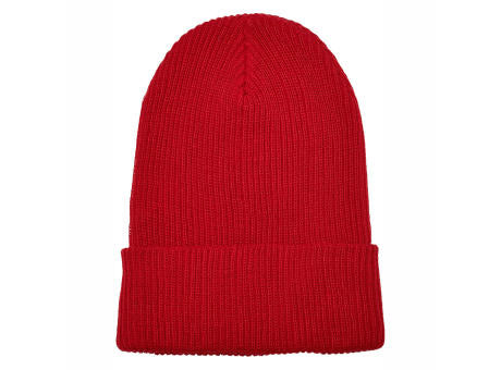 FX1504RY007-Recycled Yarn Ribbed Knit Beanie