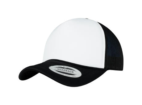 FX6005FC493-Foam Trucker Cap Curved Visor