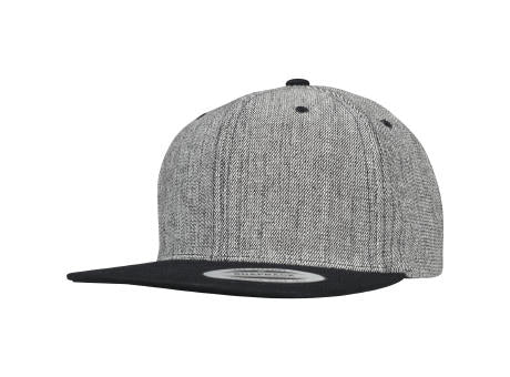 FX6089MS1271-Melange Solid Snapback Cap