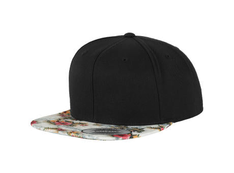 FX6089F199-Floral Snapback Cap