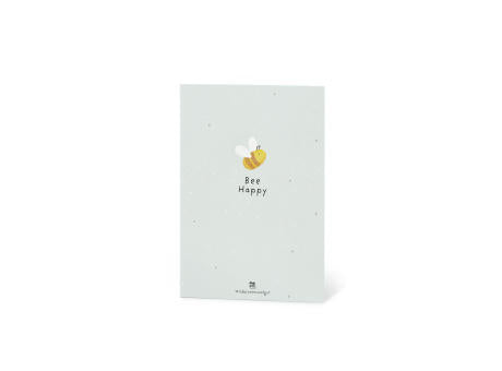 Postkarte aus bedruckbarem Saatpapier
