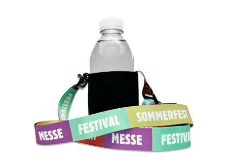 Lanyard mit Flaschenhalterung "s´ Fläschle Täschle"